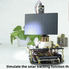 Keyestudio Acrylic Smart Solar Tracker System Tracking Starter Kit For Arduino STEM Programming Toys DIY Mobile Phone Charging