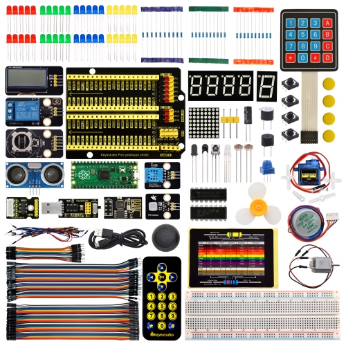 Keyestudio Raspberry Pi Pico Complete  Learning Kit Education DIY Kit