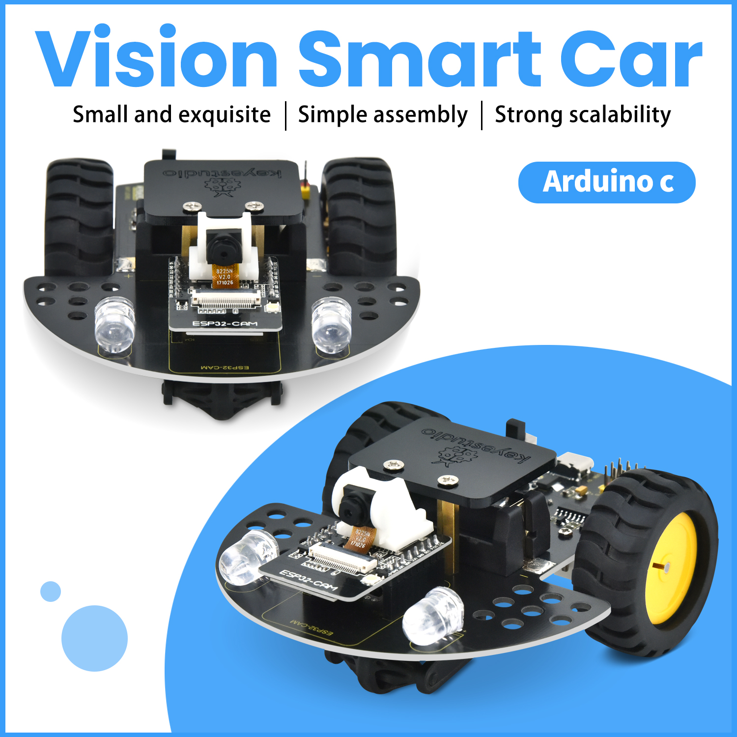ESP32-CAM vision-robotbil
