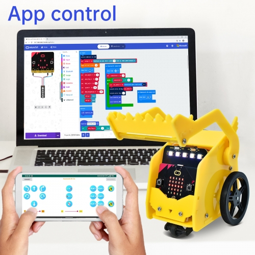 夏割　Micro :bit  DeskBit Mini Car V2.0キット Keyestudio Micro Bit V2 Desk Bit Small Robot Smart Car for