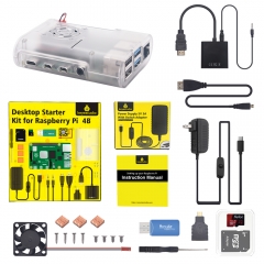Raspberry Pi 4B Kit Complete Device Starter Kit With US Plug