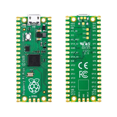 Raspberry Pi Pico RP2040 – Microcontroller Board Met Voorgemonteerde Header – Dual-core Arm Cortex M0+, 133 MHz, 2MB Flash – C/C++/Python