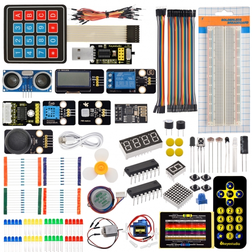 Keyestudio IoT Complete Starter Kit for Arduino DIY Programming Electronics Kit 32Project Without Plus Mainboard