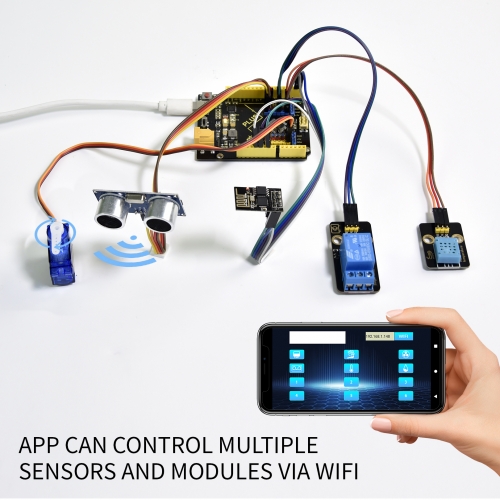 KEYESTUDIO Sart Hoe IoT Starter Kit for Arduino UN0 R3, Arduino Robot