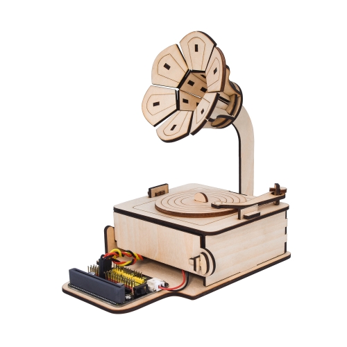 Keyestudio Micro bit Learning Starter Kit Programming DIY Mini Light Controlled Phonograph Kit With Microbit Board