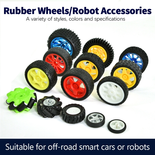1PCS Robot Wheel Mecanum Different Colors Wheels For Arduino Smart Car Robot Wheel Accessories