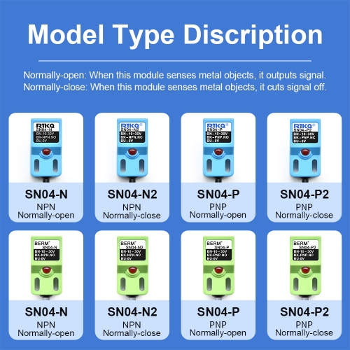 Keyestudio NPN/PNP Proximity Switch Sensor SN04-N SN04-P SN04-P2 DC10-30V Inductive Proximity Sensor Detection 4MM For Arduino