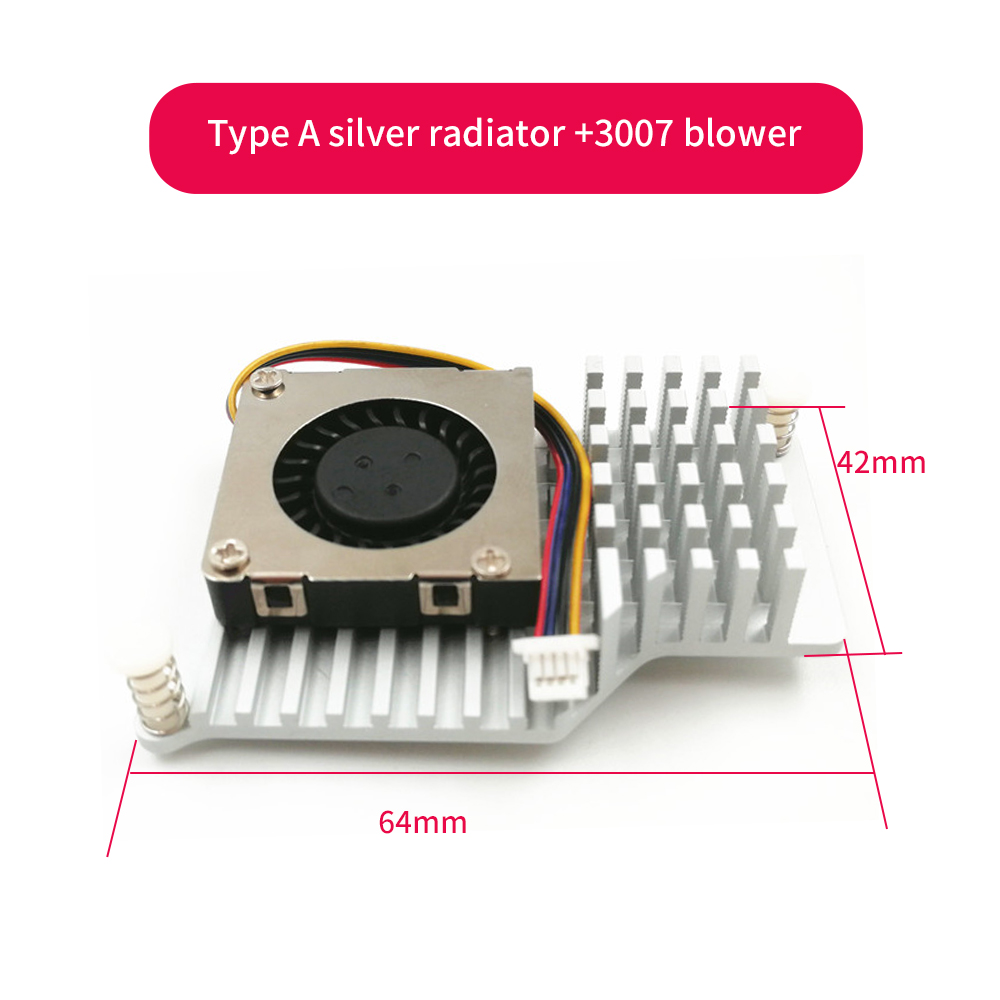 Raspberry Pi 5 3007/3010 5V Speed Adjustable Fan For Raspberry Pi Heat ...