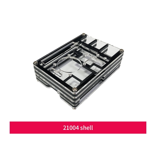 Keyestudio Raspberry Pi 5 Shell Acrylic Case Fan Cover Metal
