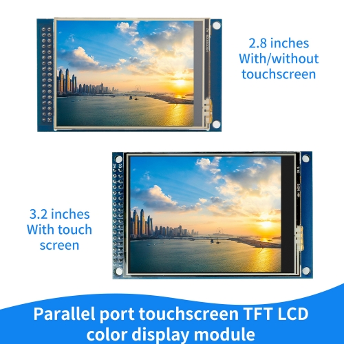 2.8/3.2 Inch TFT LCD Clolor Screen Display Module Compatible C51&STM32 With Parallet Port 65K Color touchcreen