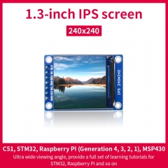 1.3 inch IPS Screen