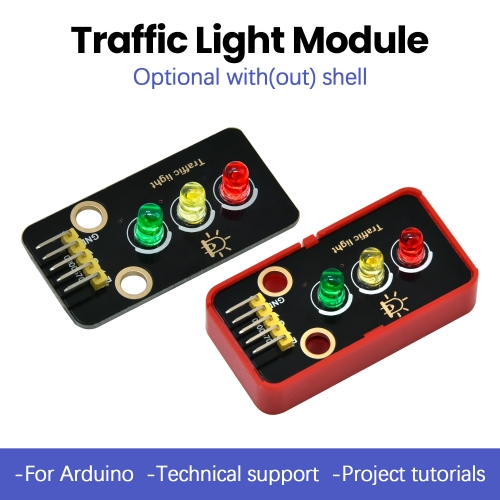 Keyestudio Traffic Light Module For Arduino DIY Programming Projects Compatible LEGO Blocks