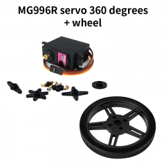 MG996R servo with wheel