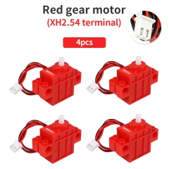 4pcs 4.8V Red Motor XH2.54 Terminal Smart Robot Car Programmable