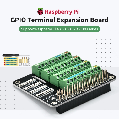 Raspberry Pi GPIO Terminal Expansion Board Support Raspberry Pi 4B 3B 3B+ 2B ZERO series