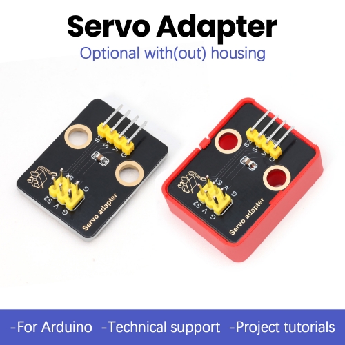 Keyestudio STEM Programming Servo Adapter Module without Housing Compatible with Building Blocks