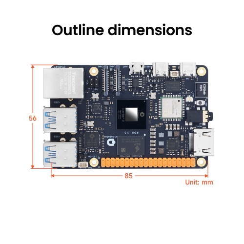 D-Robotics RDK X5 Development Board Powered by Sunrise 5 Chip Octa