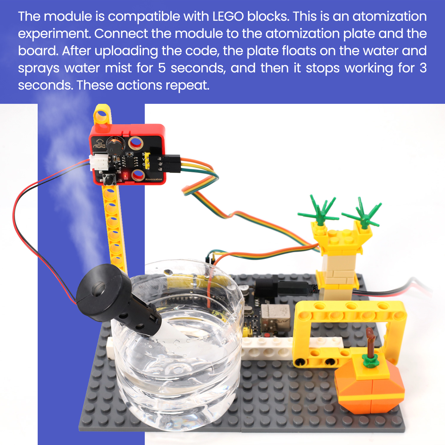 Keyestudio Atomization Module For Arduino/Microbit Compatible With Lego ...
