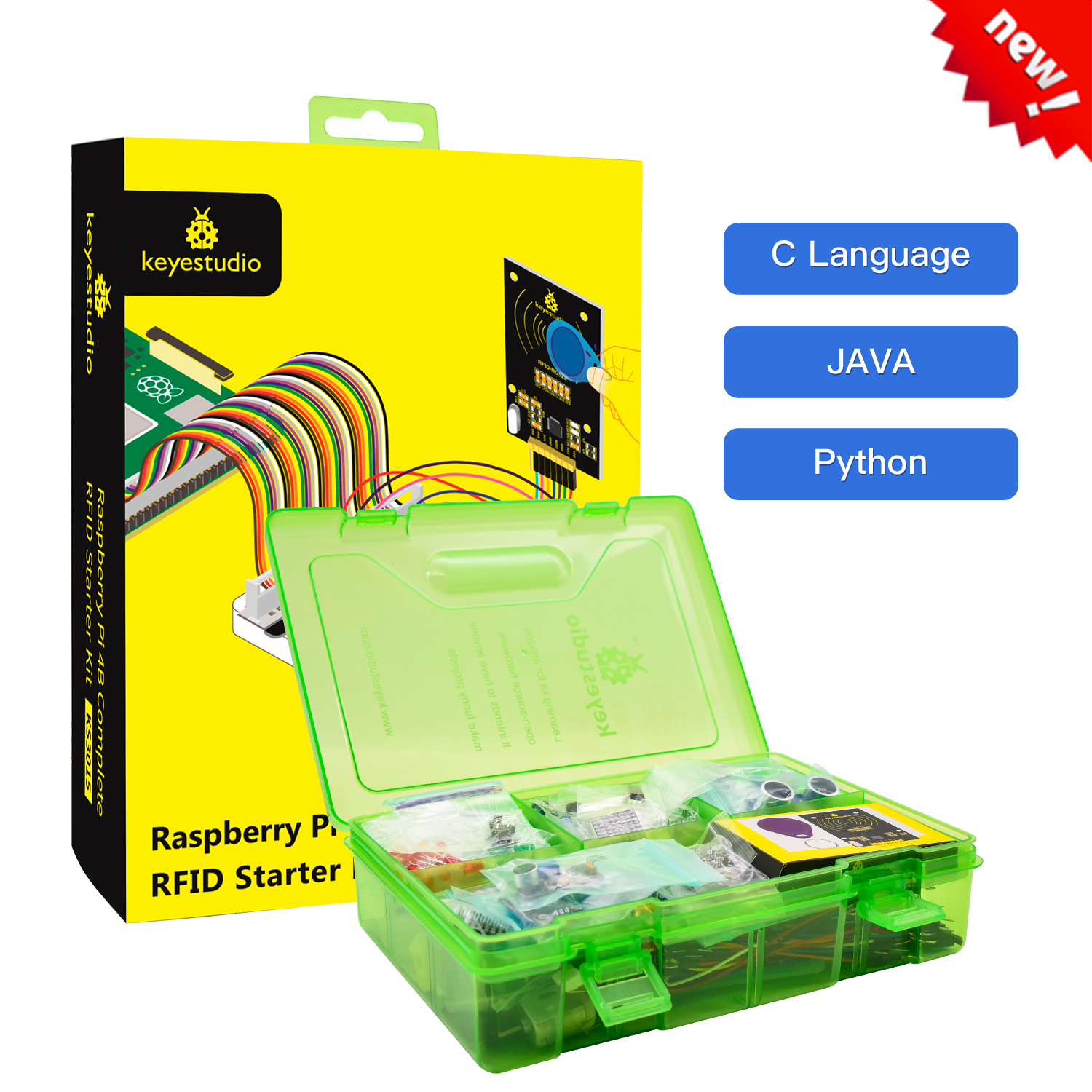 keyestudio Raspberry Pi 4B Complete Starter Kit