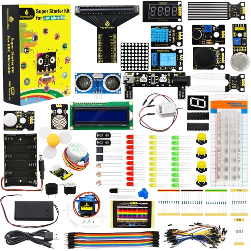 Keyestudio Micro bit Super Learning Starter Sensor Kit Without Microbit V2.0 Board