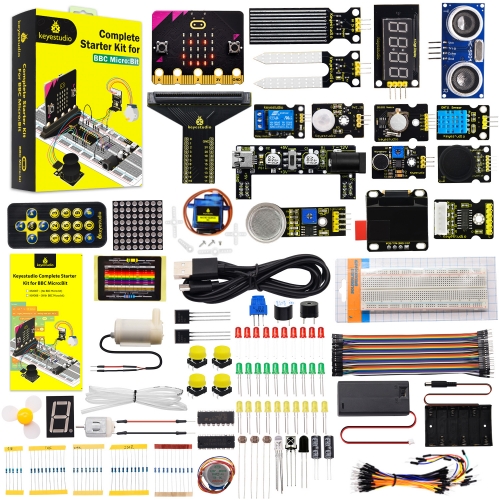 Keyestudio Programming STEM Micro bit V2 Kit Complete Starter Kit (With Micro bit  Board)