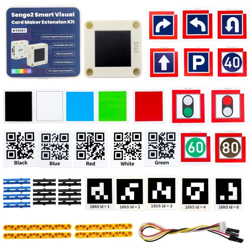 Keyestudio Sengo2 Smart AI Vision Card Maker Extension Kit Indication Recognition Function Sentry2 Go Kit