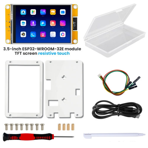 3.5 Inch TFT LCD 320x480 Resistive Touch Screen Display ESP32-32E Development Board for Arduino with Acrylic Casing