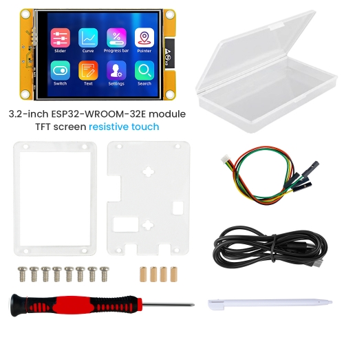 3.2 inch ESP32-32E Display SPI Serial TFT LCD module IPS capacitive touch screen With Acrylic Shell