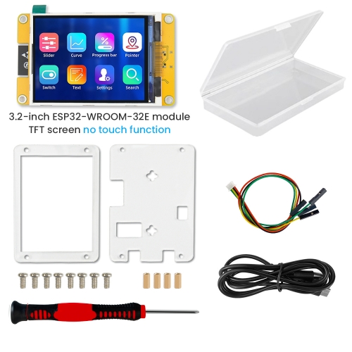 3.2 Inch IPS TFT LCD Screen for ESP32-WROOM-32E Module 240x320 Color Display Without Touch With Casing