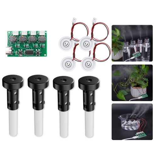 Four Atomization Driver Board Dual Switch DlY Spray Humidifier Module