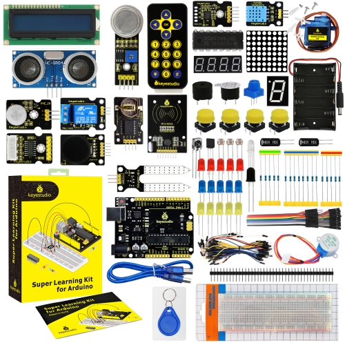 KEYESTUDIO Super Starter kit/Learning  Kit for Arduino  Education W/Gift Box+ 32 Projects