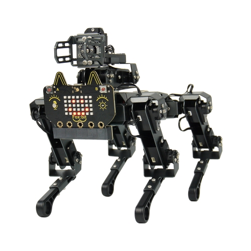 Keyestudio Fox:bit ESP32 XGO-lite AI Quadruped Robot Dog STEM Kit for Student Programming Beginner Robotics Learning