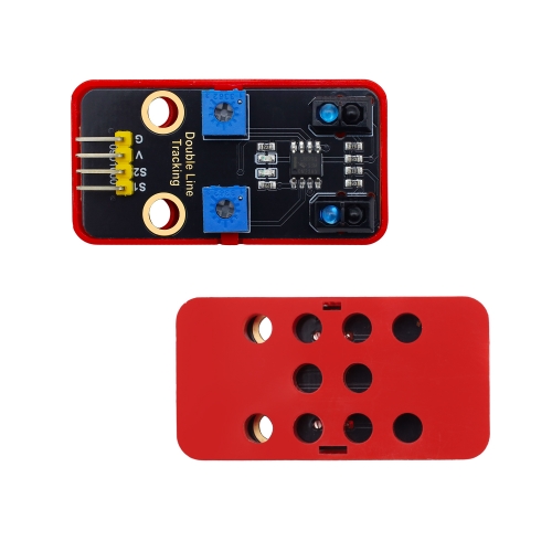 Keyestudio Electronic Building Block Double Line Tracking Sensor for Arduino STEM DIY Robotics Projects