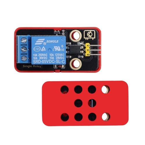 Keyestudio STEM Electronic Building Blocks Single Channel 5V Relay Module for Arduino Programming