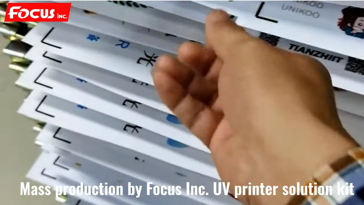 See How A World First Focus Inc New Uv Dtf Printer Transfer On 101 Different Kinds Of Material 3544