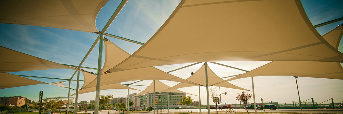 Cool Area Sun Shade sail, Roller shade, Shade Sail Stainless Steel ...