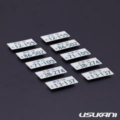 Usukani 3D License Plate Sticker