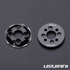 Usukani Spur Gear Cover (Black)