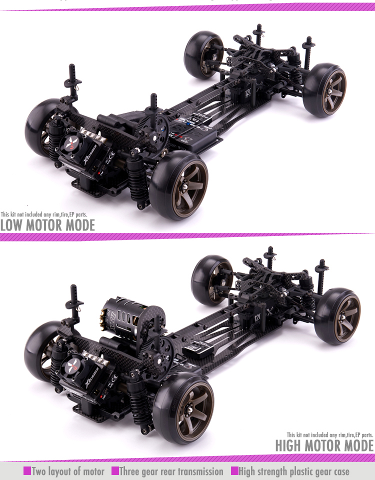 Usukani PDS-MIX 1/10 RWD DRIFT CAR CHASSIS KIT