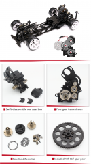 Usukani NGE 2.0 SE 1/10 RWD DRIFT CAR CHASSIS KIT