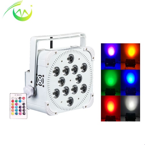 12*18W Wireless dmx uplighting RGBWA UV 6in1 LED Par