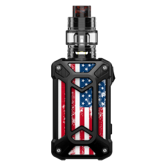 steel case the American flag black