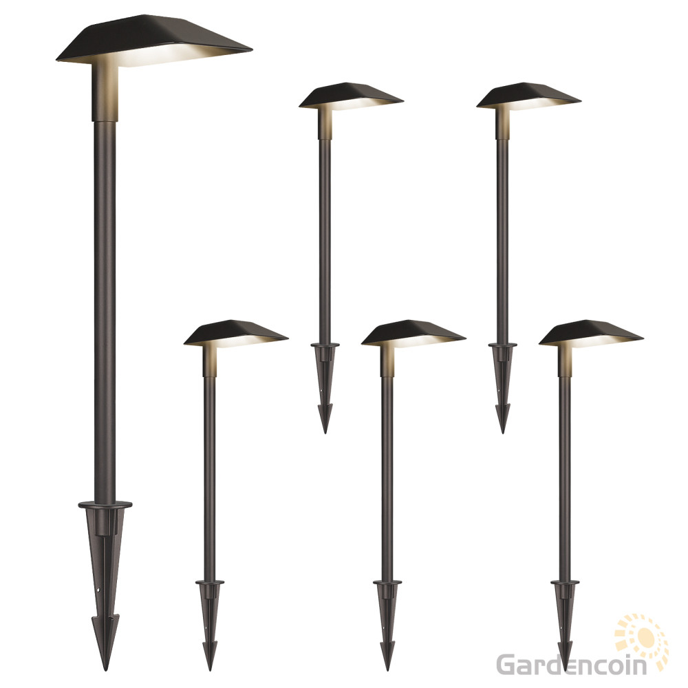 Gardencoin®Guardian Landscape Path Lights, Outdoor Lights For Yard  Waterproof， Low Voltage Walkway Lighting With Replaceable Led Bulb,Lighting Stores Near Me