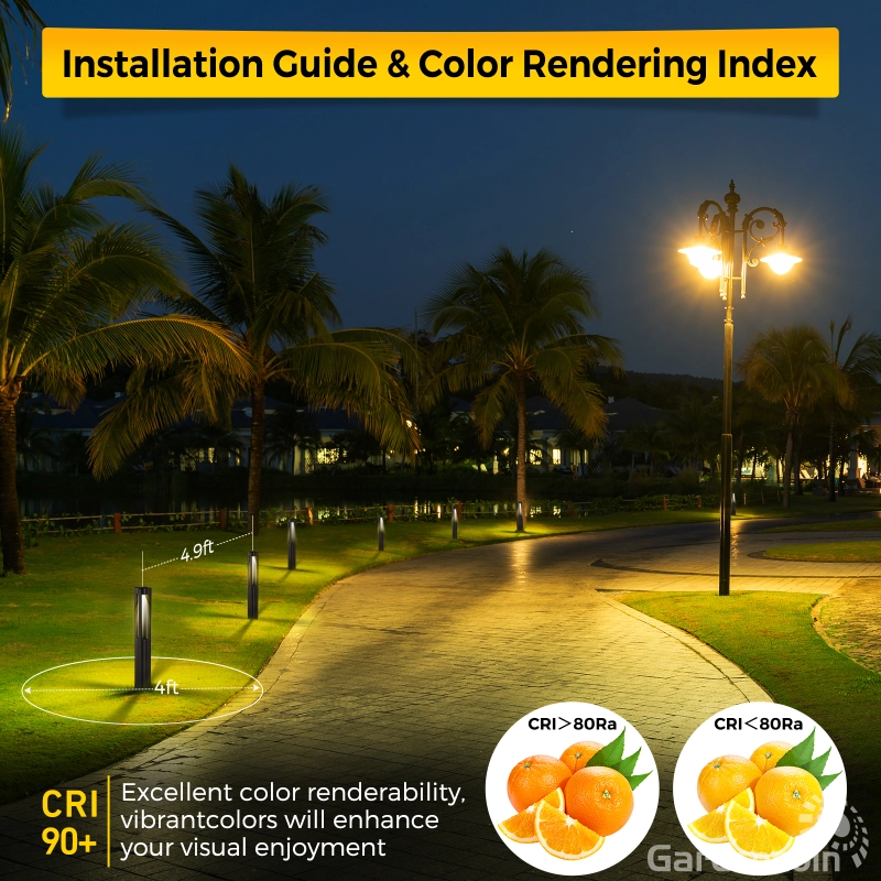 Gardencoin®Radius Low Voltage Pathway Lights,Outdoor Waterproof Garden