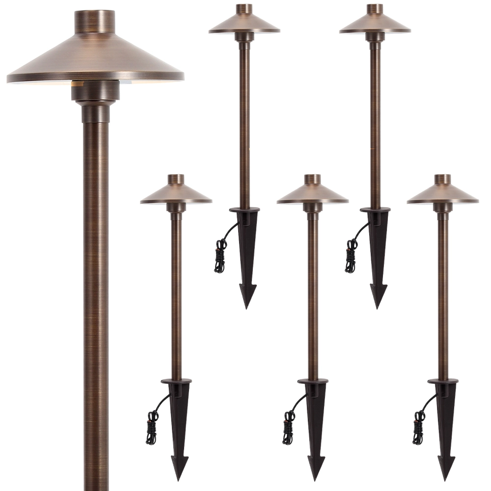 SUNVIE All-in-One LED Low Voltage Landscape Lighting Kit, 8-Pack
