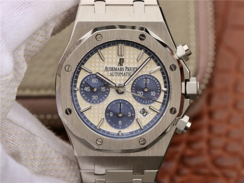 Audemars Piguet Royal Oak Chronograph 26331 Noob Factory JH 1:1 Best Edition, Chronograph, 41MM, Stainless Steel, gray Dial, Stainless Steel Bracelet,