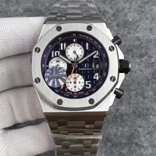 Audemars Piguet Royal Oak Offshore Navy 26470ST.OO.A027CA.01 JF V2 Stainless Steel Blue Dial Swiss 3126