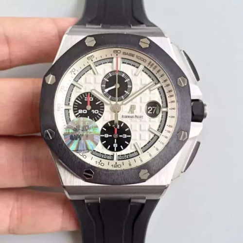 Audemars Piguet Royal Oak Offshore 26400SO.OO.A002CA.01 JF factory V2 Stainless Steel White Dial Swiss 3126