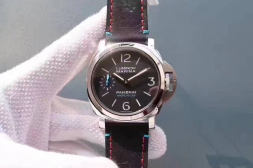 Panerai Luminor 1950 PAM724 S ZF Factory  1:1 Best Edition "Oracle Team USA 8 Days Acciaio" on Black Leather Strap P5000