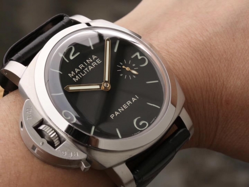 Panerai Luminor Marina Militare PAM 217 XF Factory  Stainless Steel Black Dial Swiss OP XI